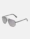 GUESS FACTORY GEOMETRIC METAL NAVIGATOR SUNGLASSES