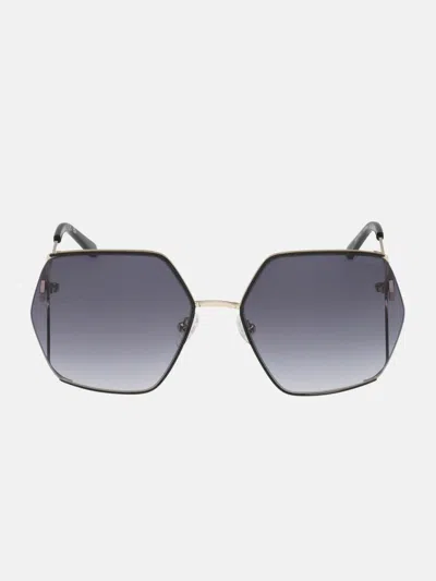 Guess Factory Geometric Metal Sunglasses