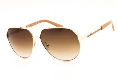 Guess Factory Gf00033 32e Gold/brown Gradient In Yellow