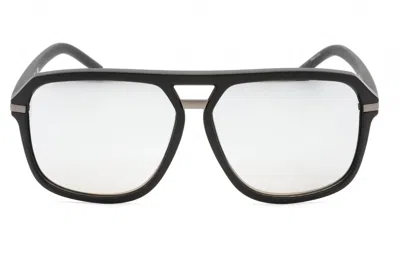 Guess Factory Gf0258 Sunglasses In Matte Black  / Smoke Mirror