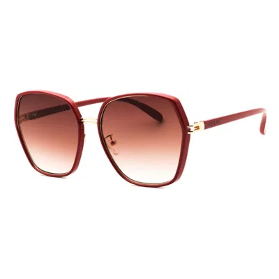 Guess Factory Gf0407 66f Shiny Red/brown Gradient In Pink