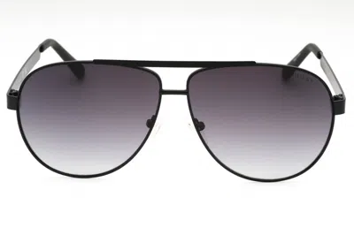 Guess Factory Gf5096 Sunglasses In Matte Black  / Gradient Smoke