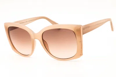 Guess Factory Gf6169 57f Shiny Beige/brown Gradient In Neutral