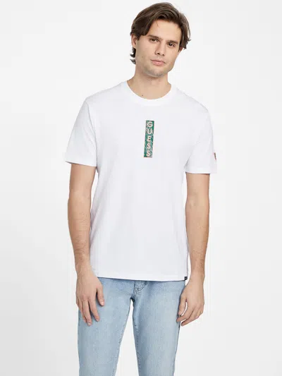 Guess Factory Ghom Logo Tee In White