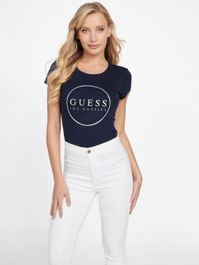 Guess Factory Gigi Logo Tee In Multi