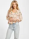 Guess Factory Gina Top In Beige