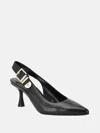 Guess Factory Ginnyy Sling Back Dress Heels In Black