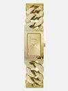 GUESS FACTORY GOLD-TONE ANALOG WATCH
