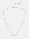 Guess Factory Gold-tone Infinity Necklace In Gold