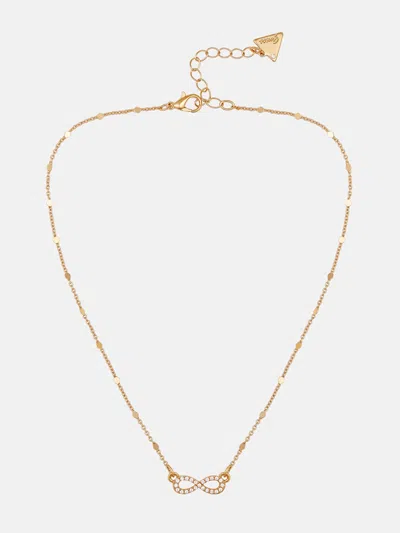 Guess Factory Gold-tone Infinity Necklace