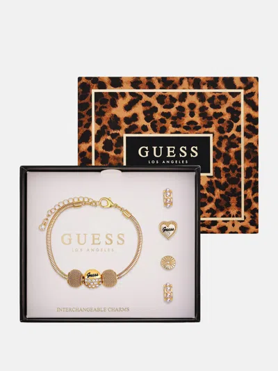 Guess Factory Gold-tone Interchangeable Charm Bracelet Box Set