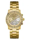 Guess Factory Gold-tone Ombre Shimmer Multifunction Watch