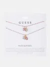 GUESS FACTORY GOLD-TONE XO NECKLACE SET