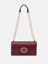 Guess Factory Gracia Convertible Bag In Burgundy