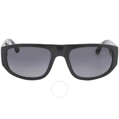 Guess Factory Gradient Smoke Rectangular Men's Sunglasses Gf5107 01b 54 In Black