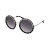 Guess Factory Gradient Smoke Round Ladies Sunglasses Gf6059 01b 57