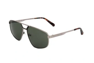 Guess Factory Green Navigator Men's Sunglasses Gf00044 06n 61