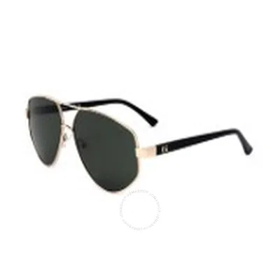 Guess Factory Green Navigator Unisex Sunglasses Gf5076 32n 60 In Black