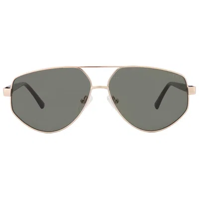 Guess Factory Green Navigator Unisex Sunglasses Gf5076 32n 60 In Neutral