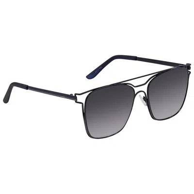 Guess Factory Grey Gradient Square Ladies Sunglasses Gf0185 91b 55 In Gray