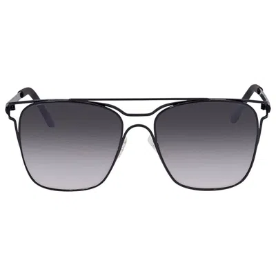 Guess Factory Grey Gradient Square Ladies Sunglasses Gf0185 91b 55 In Neutral
