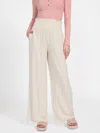 Guess Factory Harper Linen-blend Palazzo Pants In Multi