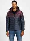 Guess Factory Harrison Ombre Puffer Jacket In Multi