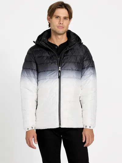 Guess Factory Harrison Ombre Puffer Jacket In Multi