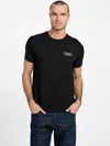Guess Factory Hart Crewneck Tee In Black