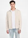 Guess Factory Paco Linen-blend Jacket In Multi