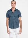 Guess Factory Hayden Short-sleeve Shirt In Blue