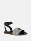 Guess Factory Hazens Logo Sandals In Multi