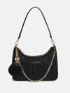 Guess Factory Holly Faux-fur Shoulder Bag In Multi