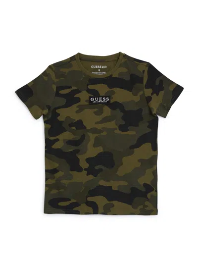 Guess Factory Kids' Hugo Logo Tee (7-16) In Multi
