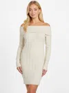 Guess Factory Iman Sweater Dress In White