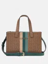 Guess Factory Ines Mini Tote In Brown