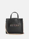 Guess Factory Irvington Micro Tote In Black