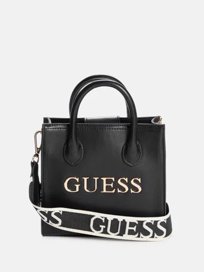 Guess Factory Irvington Mini Tote In Black