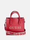 Guess Factory Irvington Mini Tote In Red
