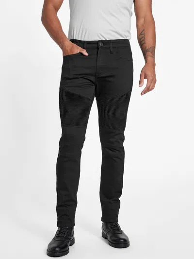 Guess Factory Izzy Moto Skinny Jeans In Black