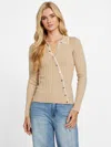 Guess Factory Jalen Ribbed Sweater In Neutral