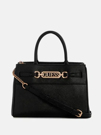 Guess Factory Jayla Satchel In Black