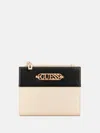 Guess Factory Jayla Snap Wallet In Brown