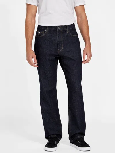 Guess Factory Jeffery Loose Fit Denim Jeans In Black