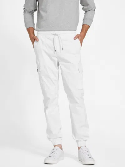 Guess Factory Jenner Cargo Joggers In White