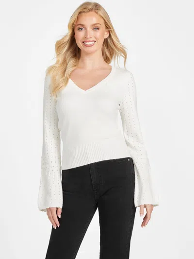 Guess Factory Jenny Sweater In White