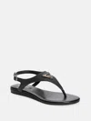 Guess Factory Jerrah T-strap Sandals In Black