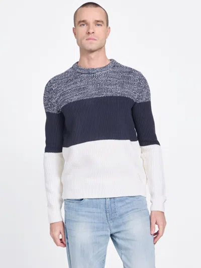 Guess Factory Johnny Wool-blend Color-block Sweater In Multi