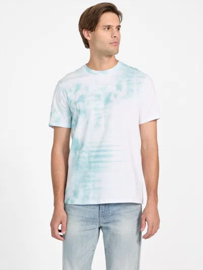 Guess Factory Juan Tie-dye Tee In White
