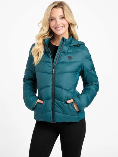 Guess Factory Juli Hooded Jacket In Multi
